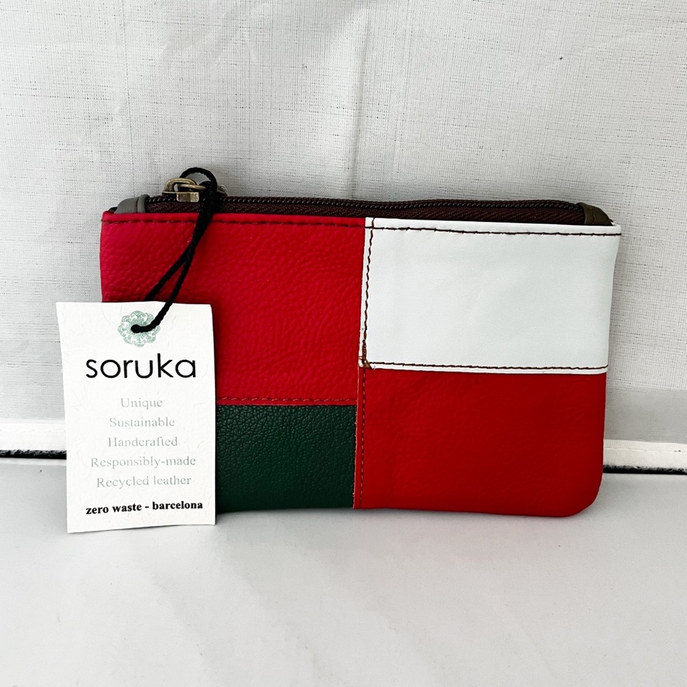 NWT Soruka Small Leather Pouch